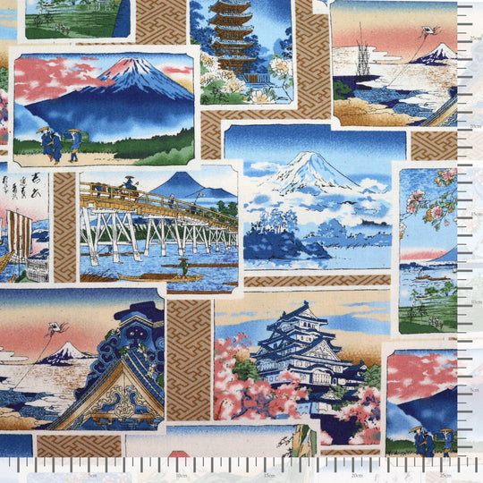 Japan Panorama - Blau
