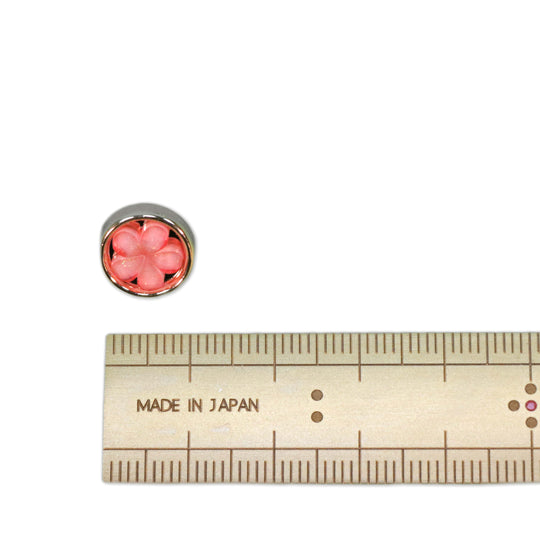 Sakura Knopf -silber 11mm