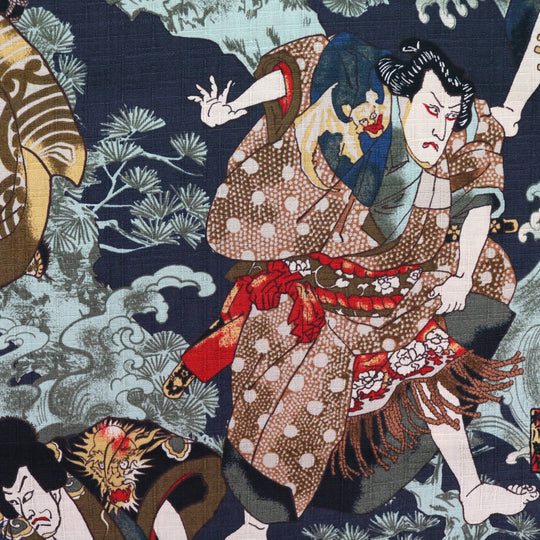 Wilde Samurai - Dunkelblau