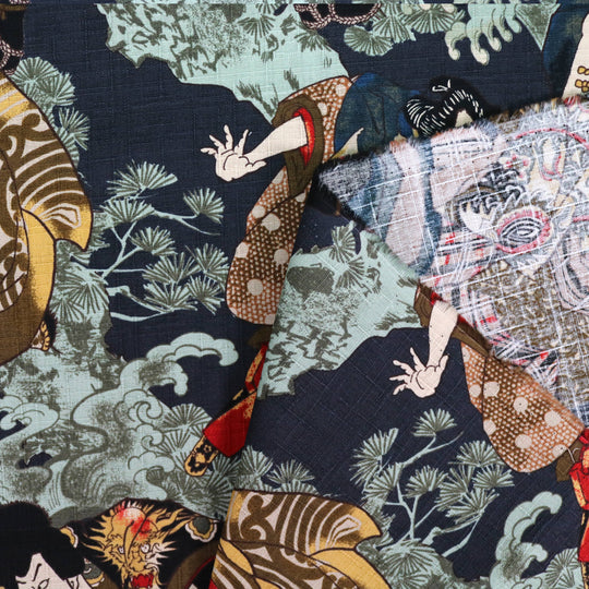 Wilde Samurai - Dunkelblau