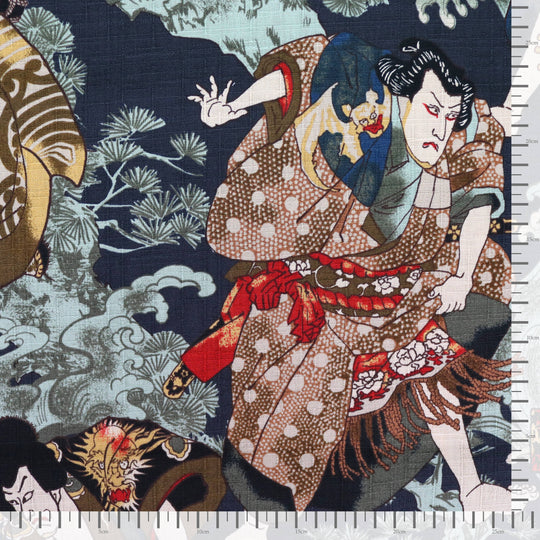 Wilde Samurai - Dunkelblau