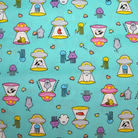 Quallen, Ufos & Aliens - Türkis