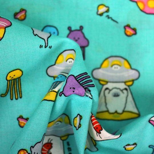 Quallen, Ufos & Aliens - Türkis