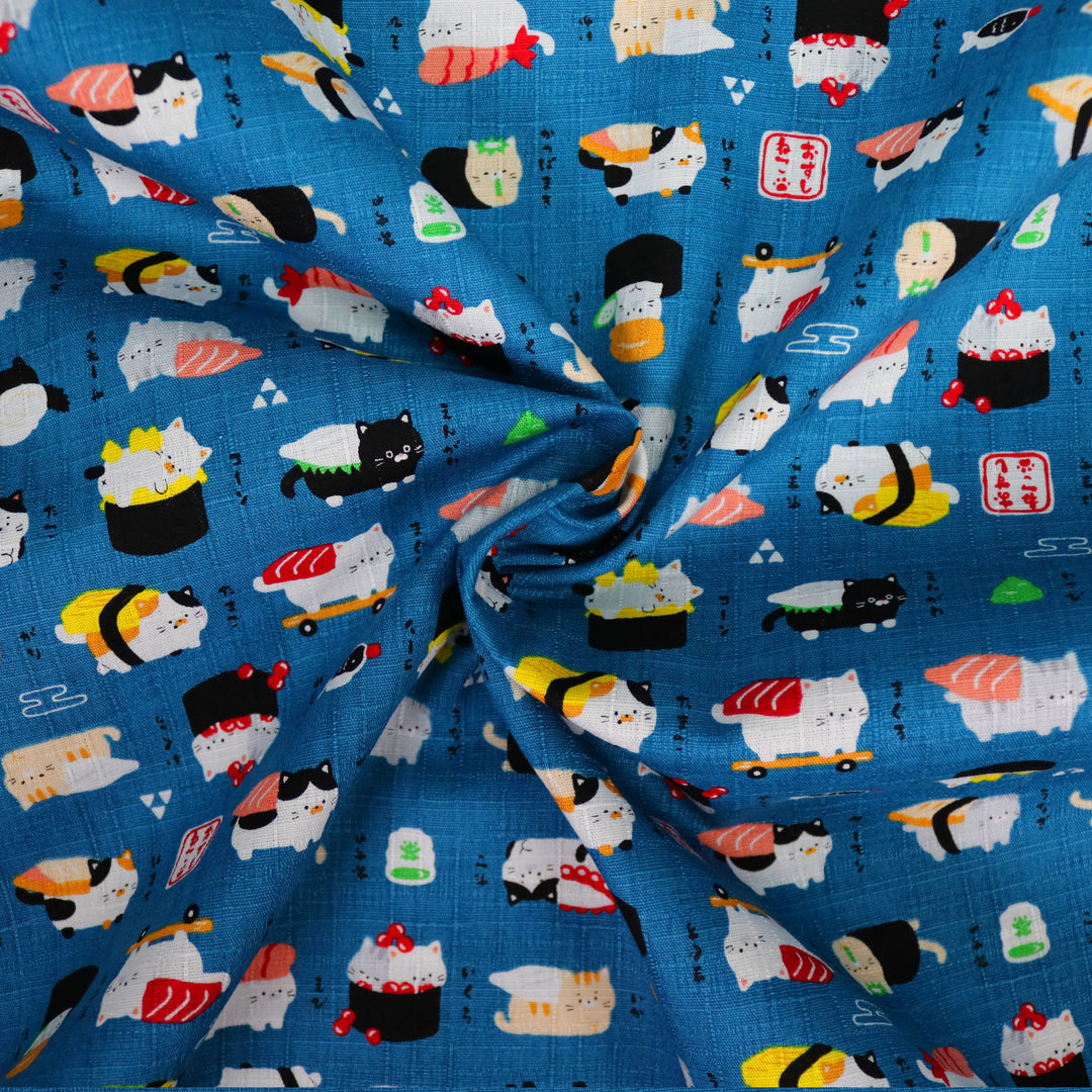 Sushi Katzen - Blau