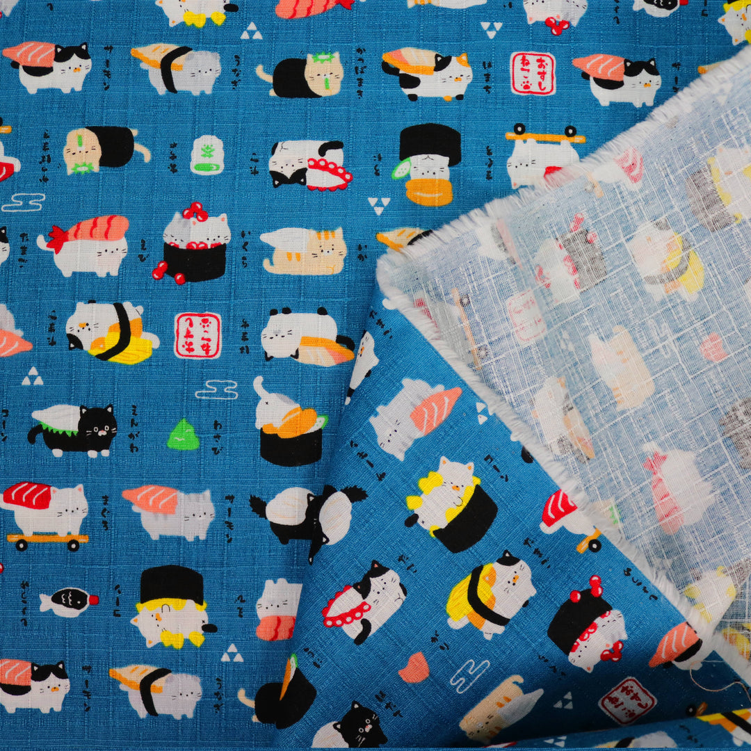 Sushi Katzen - Blau