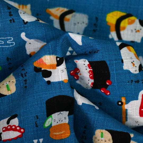 Sushi Katzen - Blau