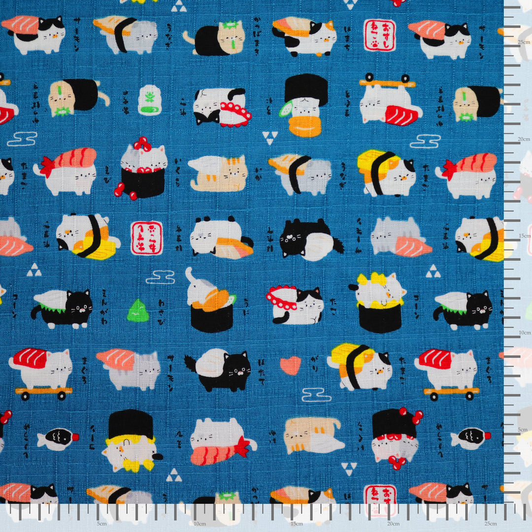 Sushi Katzen - Blau