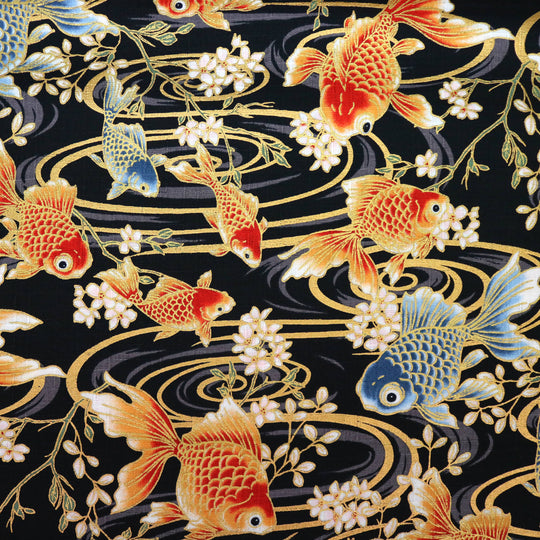 Zarte Goldfische - Schwarz