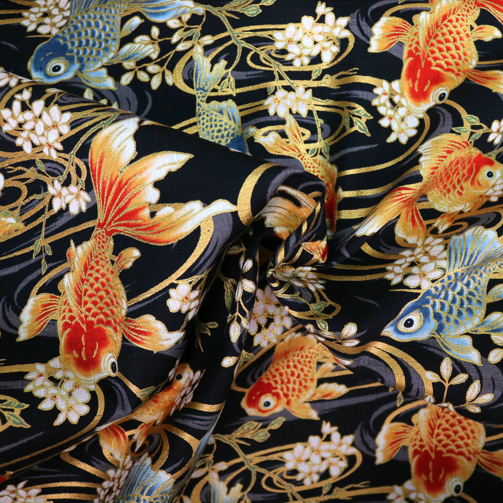 Zarte Goldfische - Schwarz