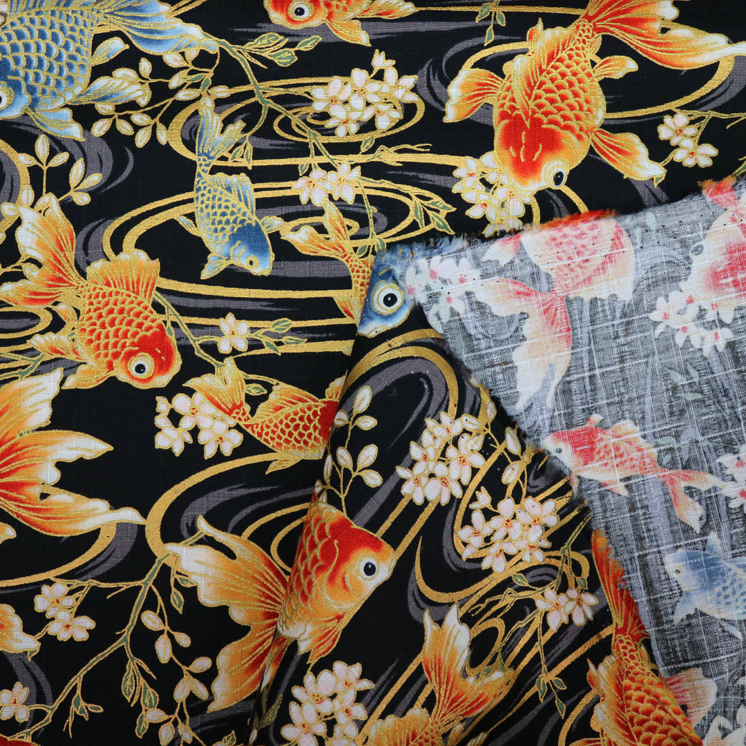 Zarte Goldfische - Schwarz