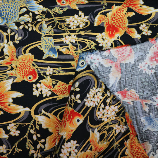 Zarte Goldfische - Schwarz