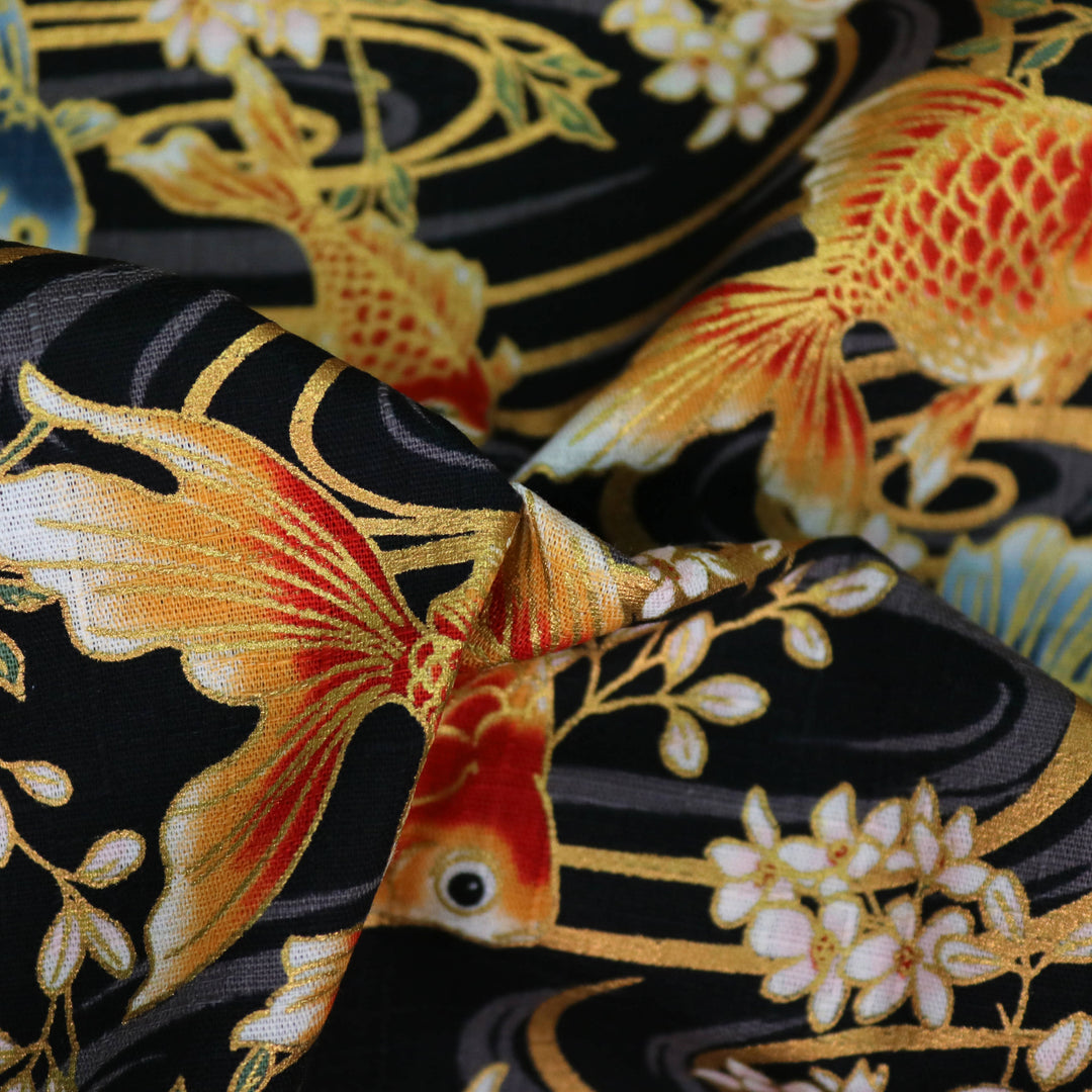 Zarte Goldfische - Schwarz