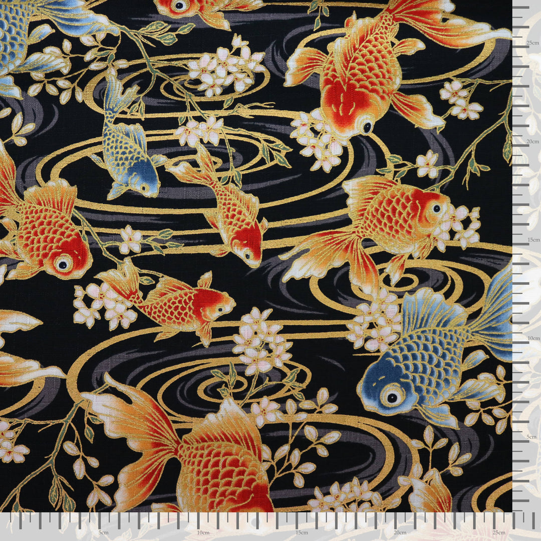 Zarte Goldfische - Schwarz