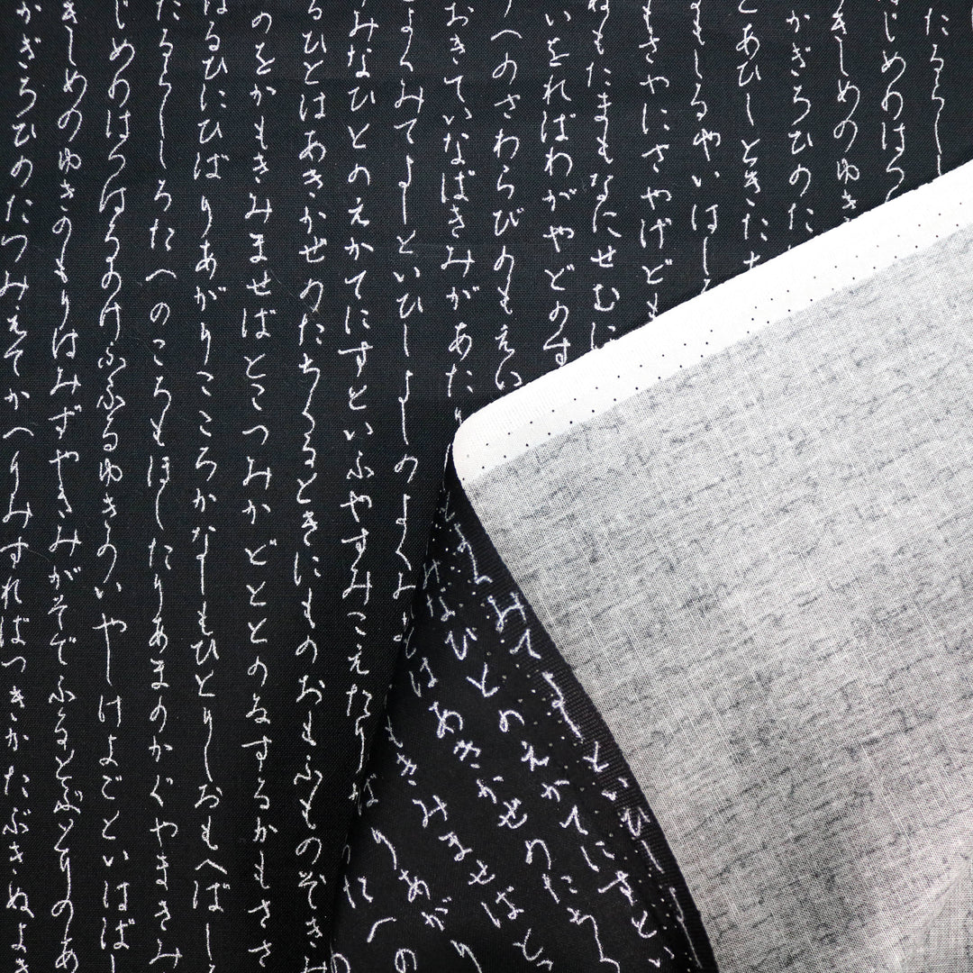 Kleine Hiragana Schriftzeichen - Schwarz Silber