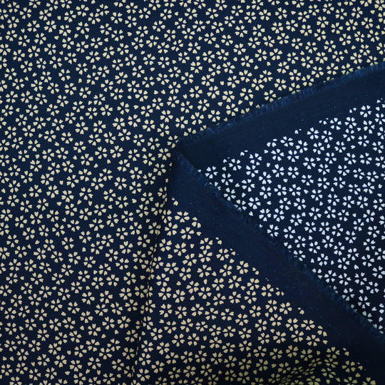 Kleine Sakura Kirschblüten No.2 - Dunkelblau