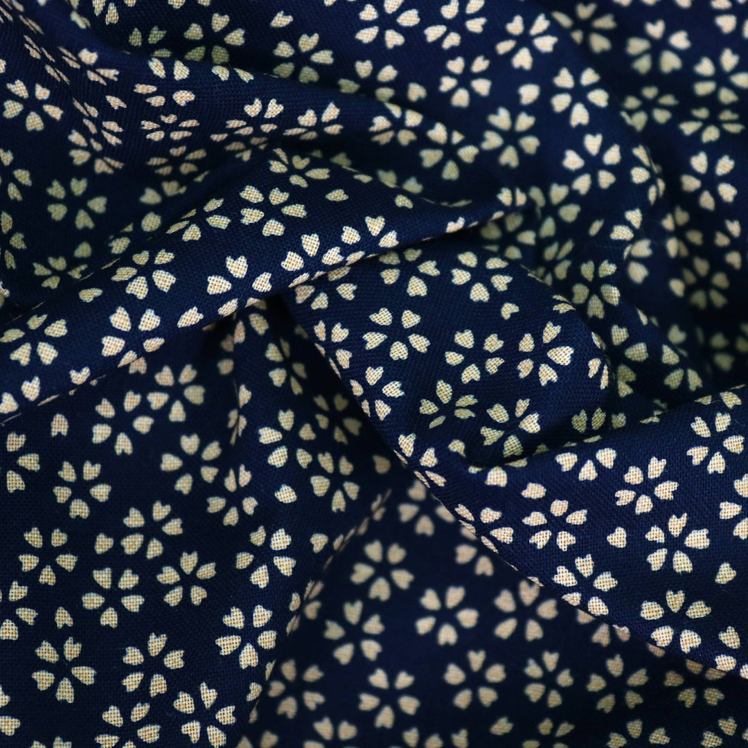 Kleine Sakura Kirschblüten No.2 - Dunkelblau