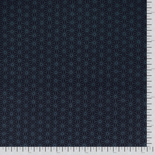 Asanoha Mini No.1 - Nachtblau