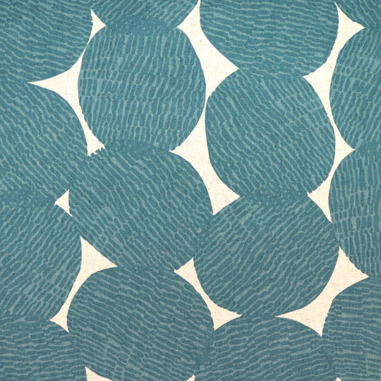 Fließende Kreise - Blau