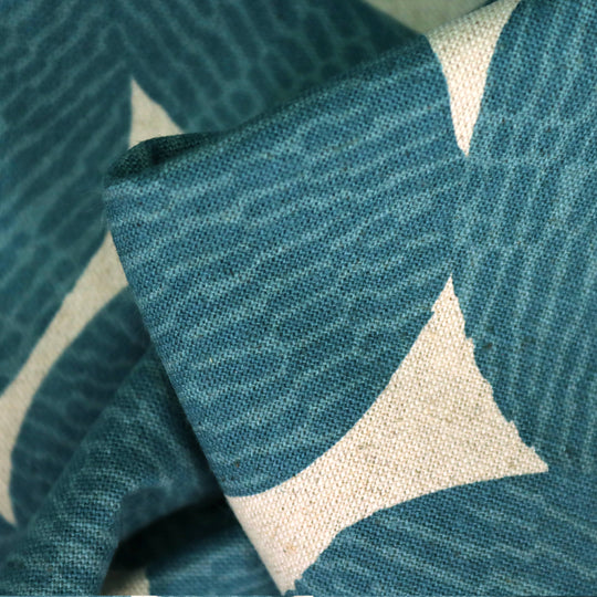 Fließende Kreise - Blau