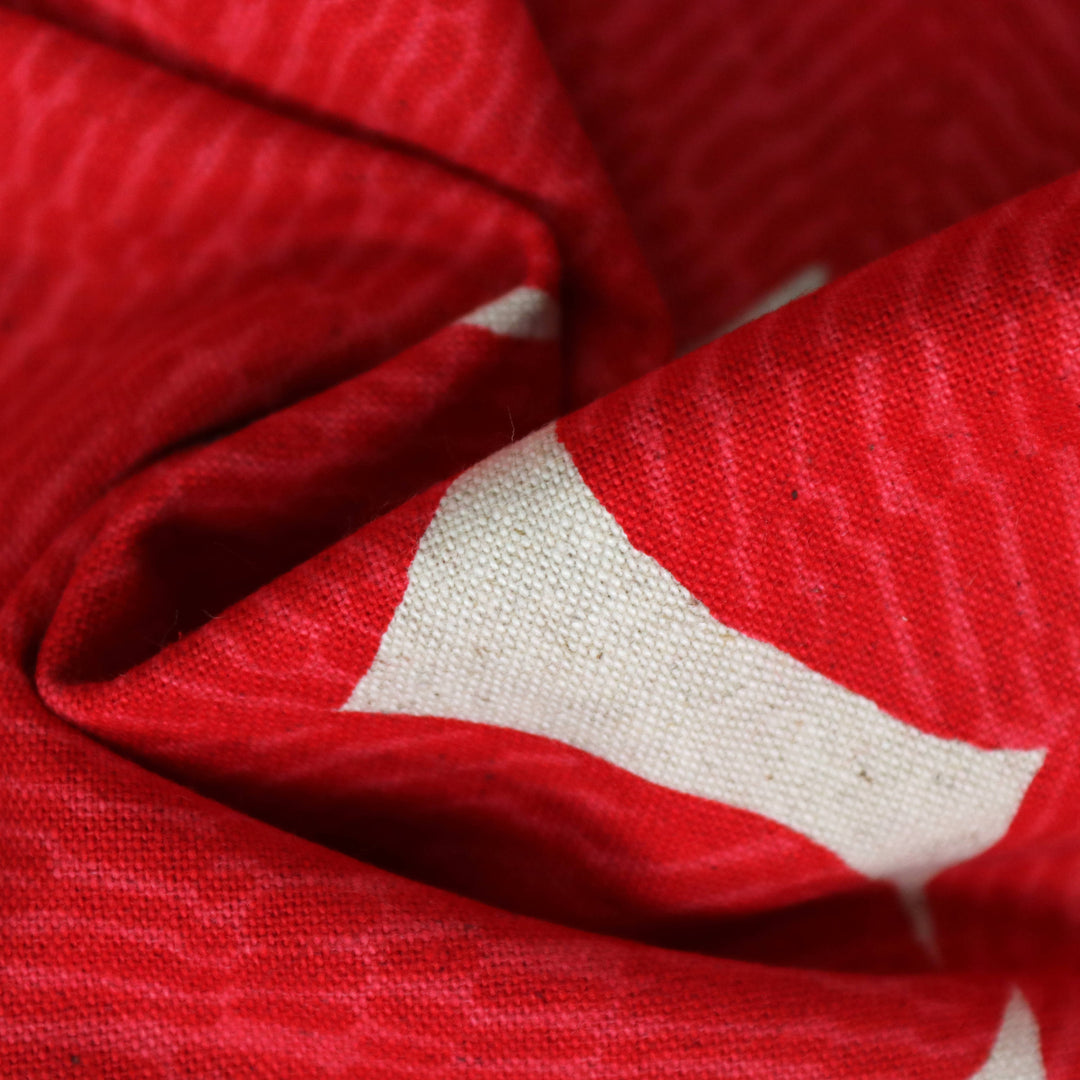 Fließende Kreise - Rot