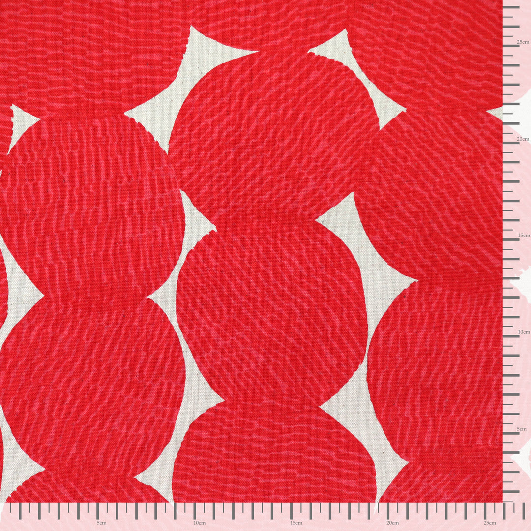 Fließende Kreise - Rot