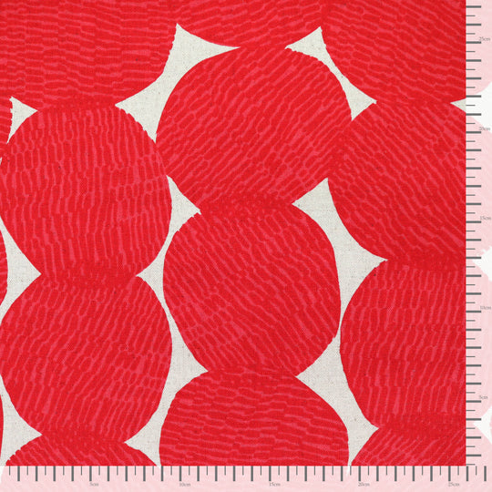 Fließende Kreise - Rot