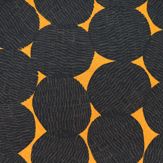 Fließende Kreise - Orange
