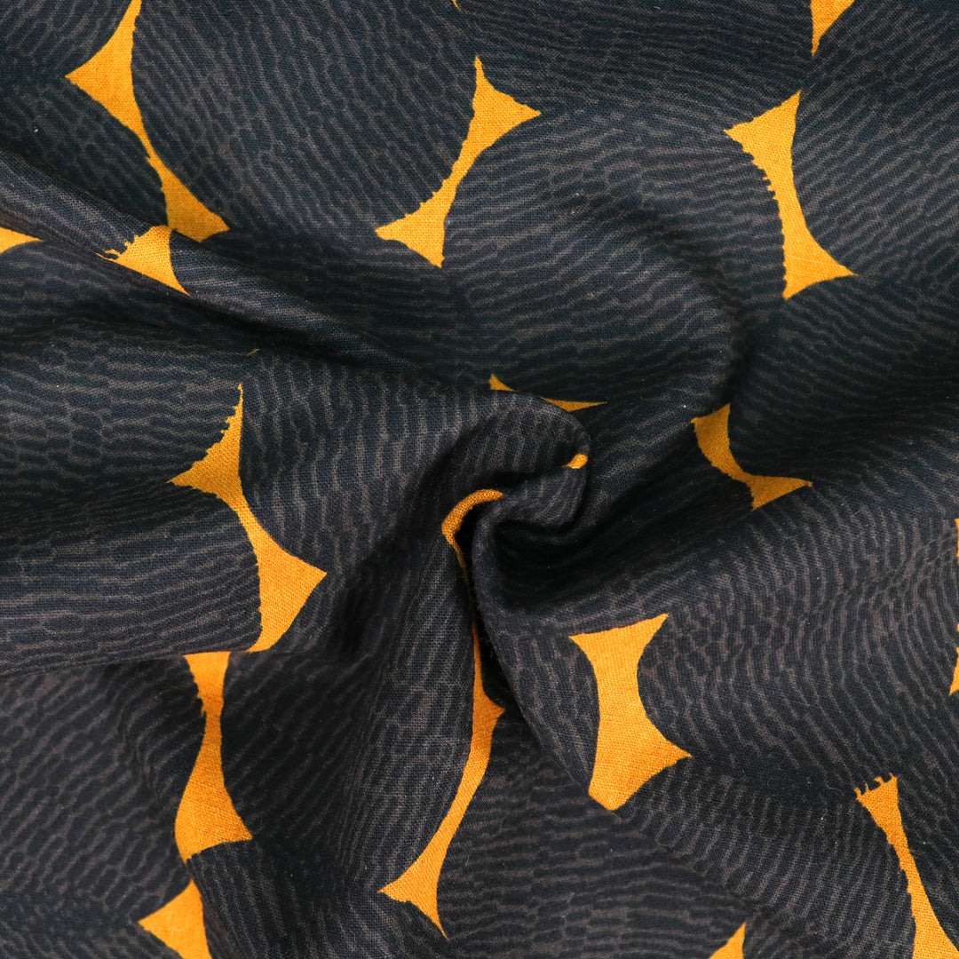 Fließende Kreise - Orange