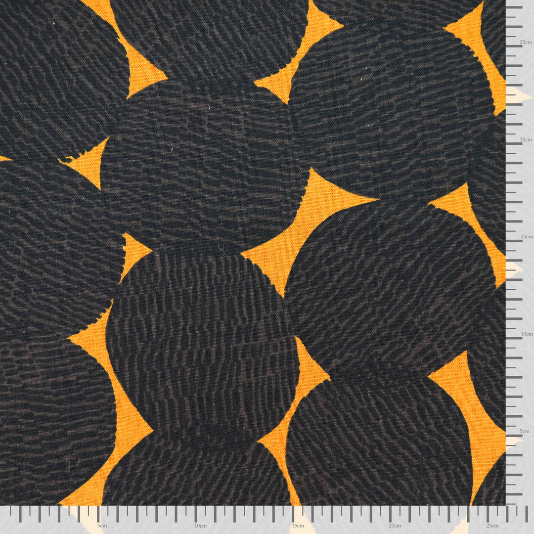 Fließende Kreise - Orange