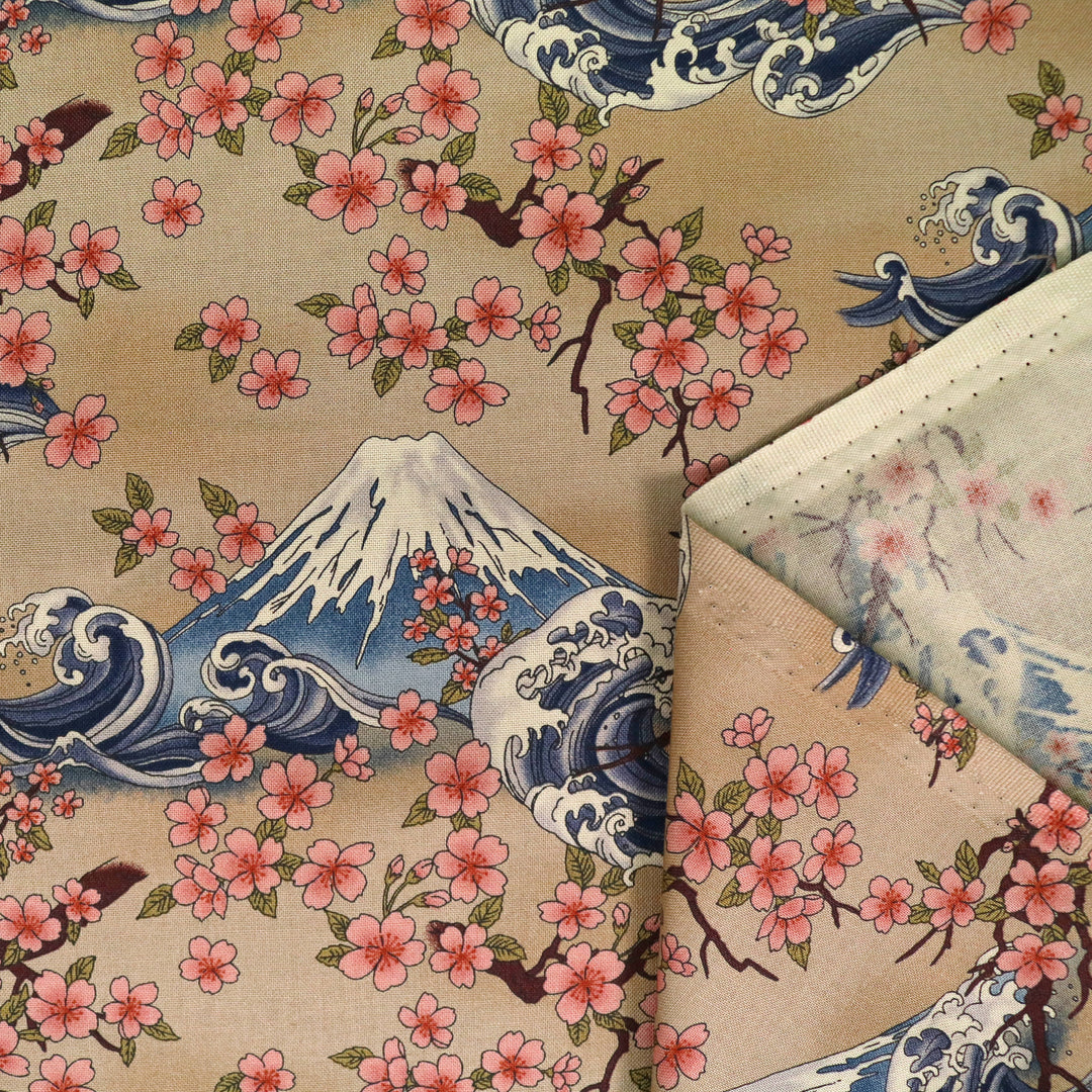 Mt.Fuji &amp; Sakura - Beige