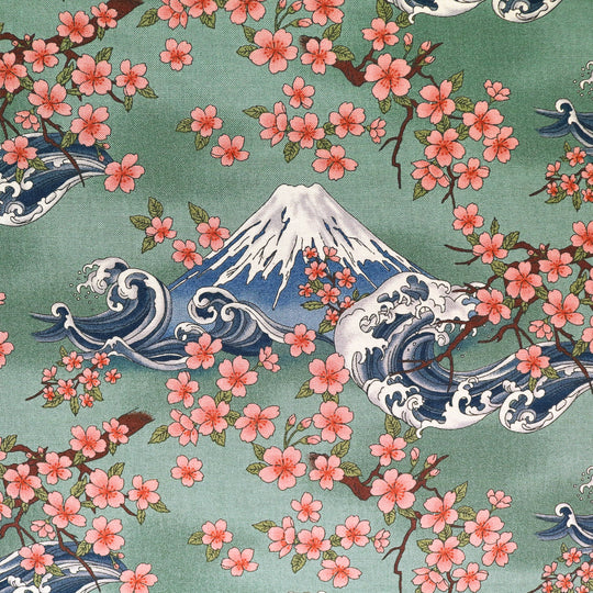 Mt.Fuji &amp; Sakura - Olive
