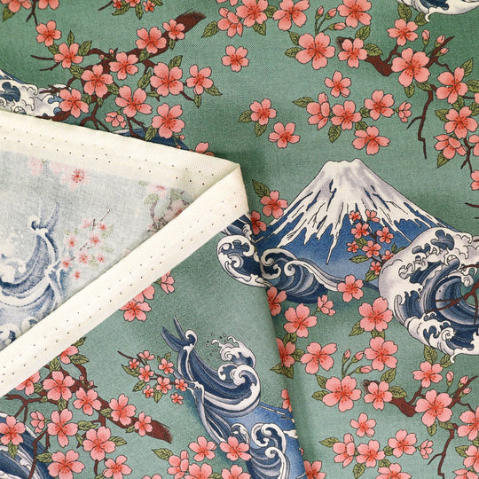 Mt.Fuji &amp; Sakura - Olive