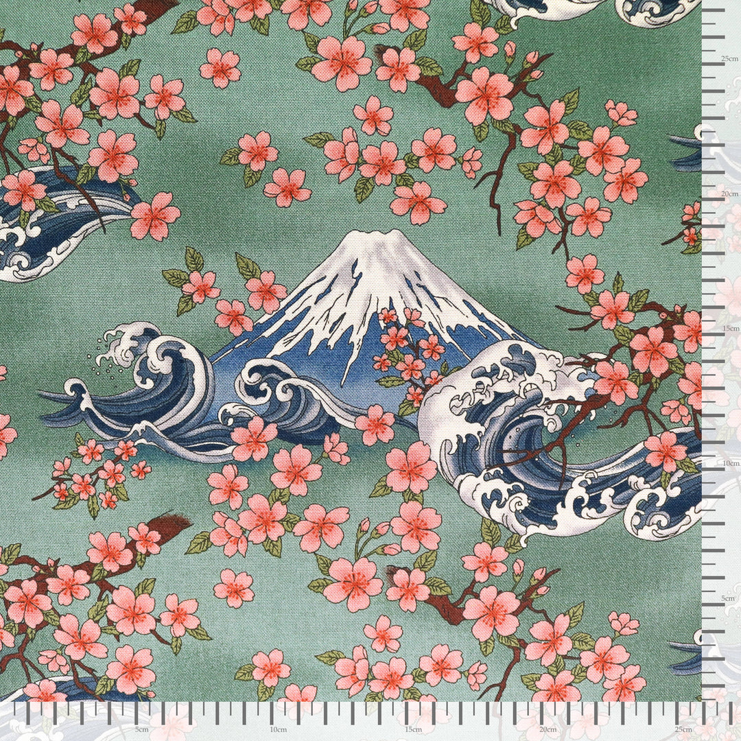 Mt.Fuji &amp; Sakura - Olive