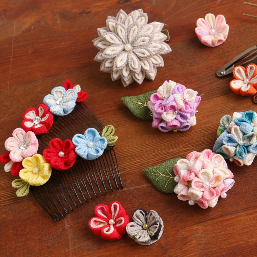 Chirimen Stoffpaket – Traditionell Nr. 01