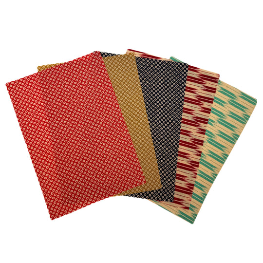 Chirimen Stoffpaket – Traditionell Nr. 02