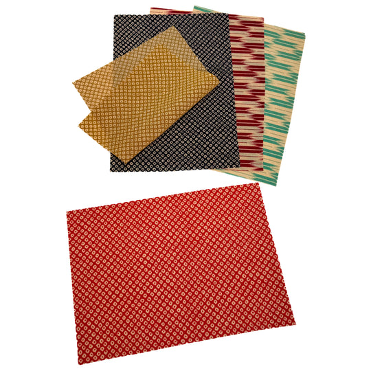 Chirimen Stoffpaket – Traditionell Nr. 02