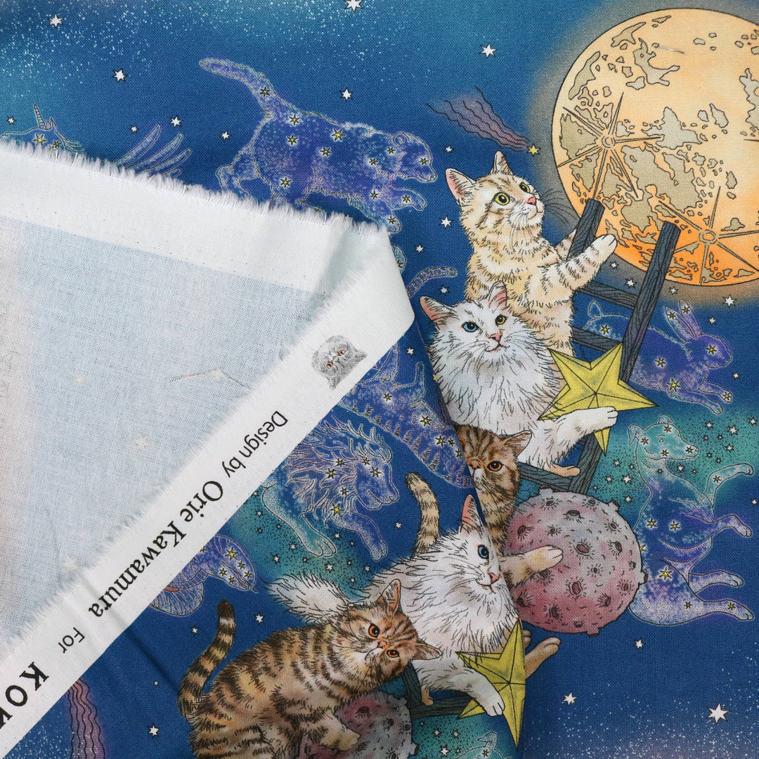 365 Cat Art - Moonlight Cat