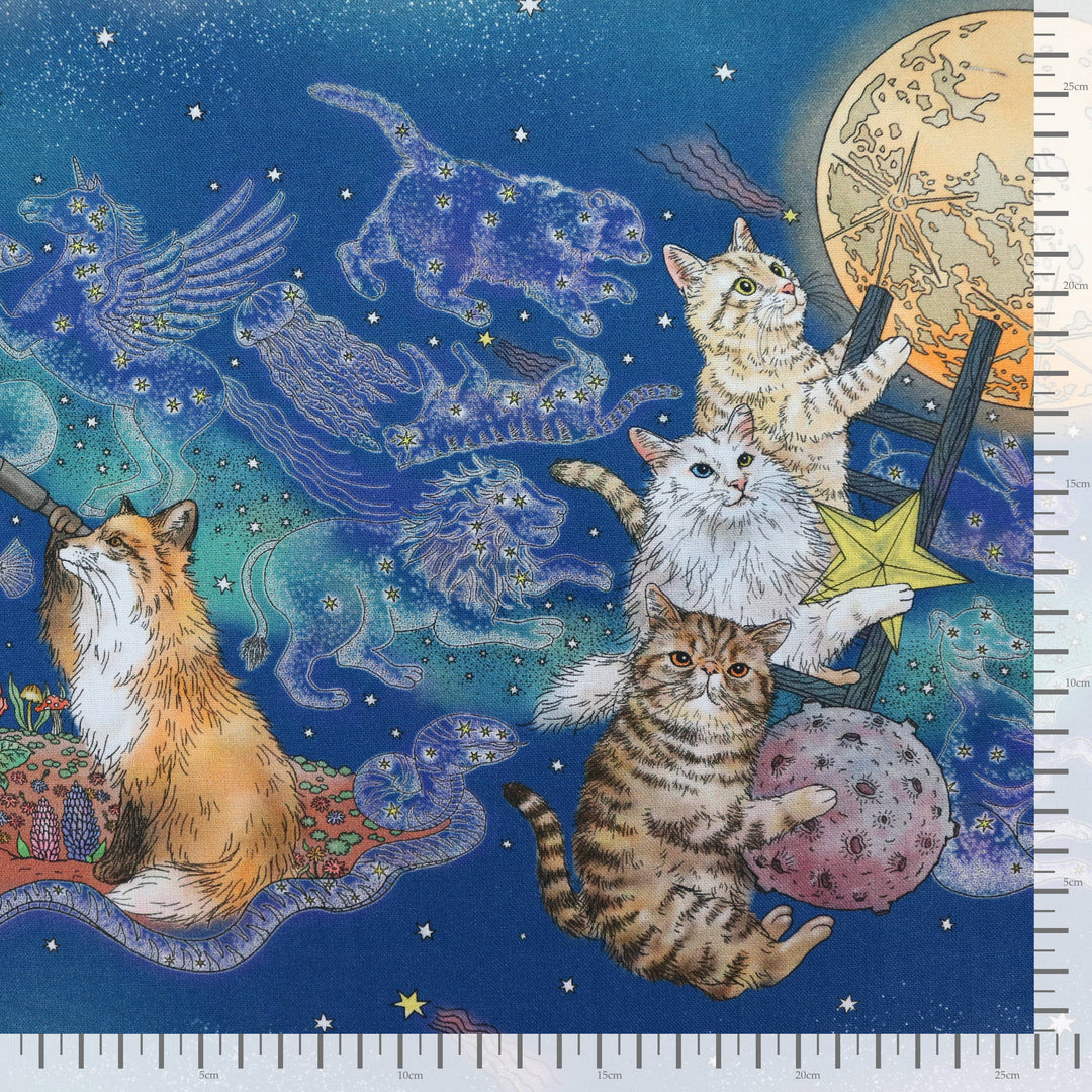 365 Cat Art - Moonlight Cat