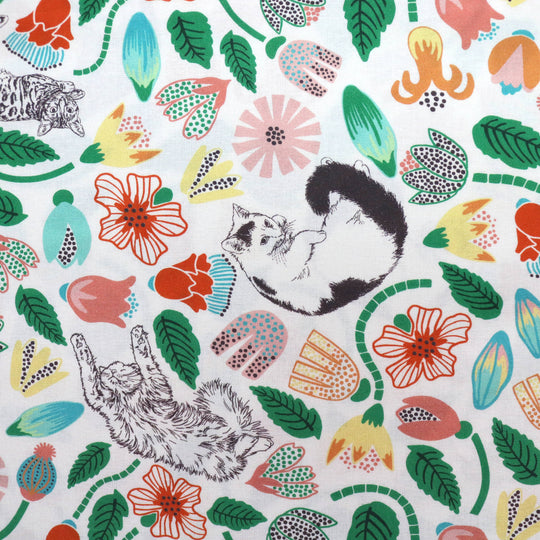 365 Cat Art - Cat Garden