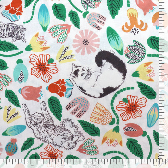 365 Cat Art - Cat Garden