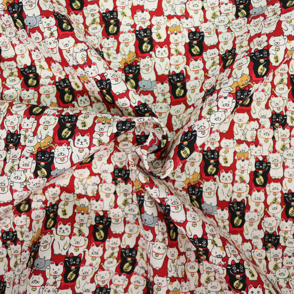 Maneki Neko Klein - Rot