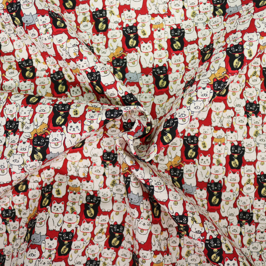 Maneki Neko Klein - Rot