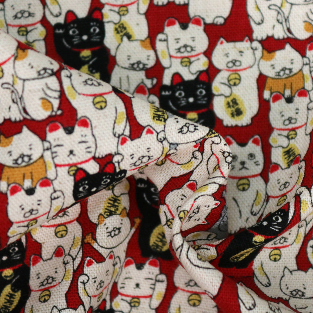 Maneki Neko Klein - Rot