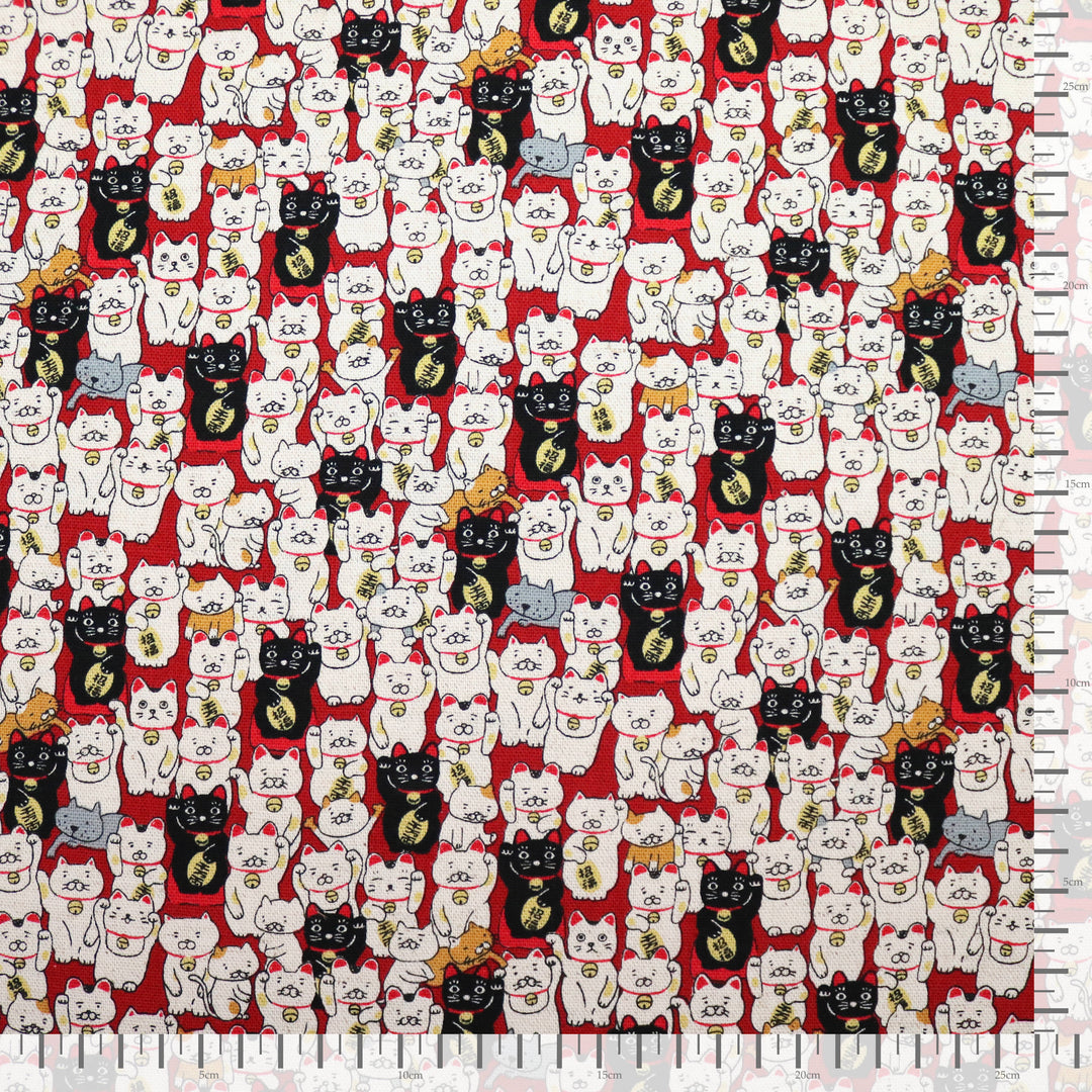 Maneki Neko Klein - Rot