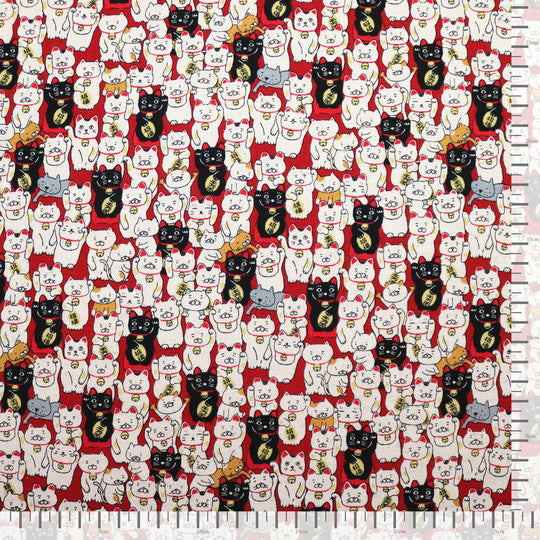 Maneki Neko Klein - Rot