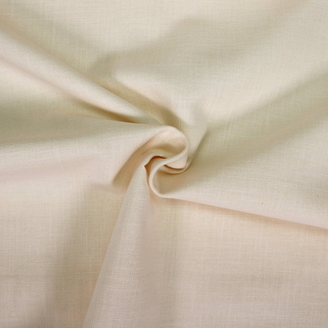 Sashiko Stoff Einfarbig - Off White
