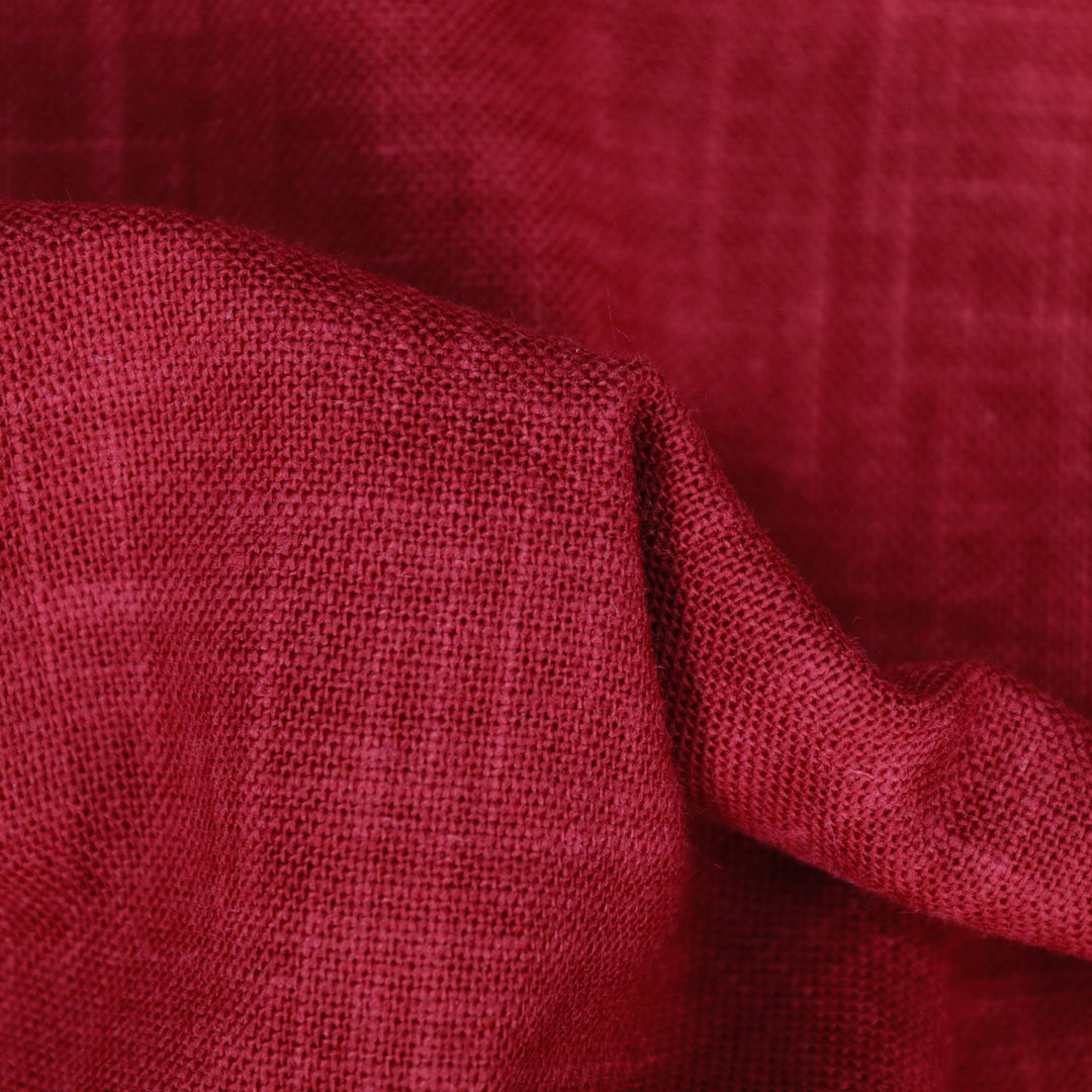 Sashiko Stoff Einfarbig - Rot