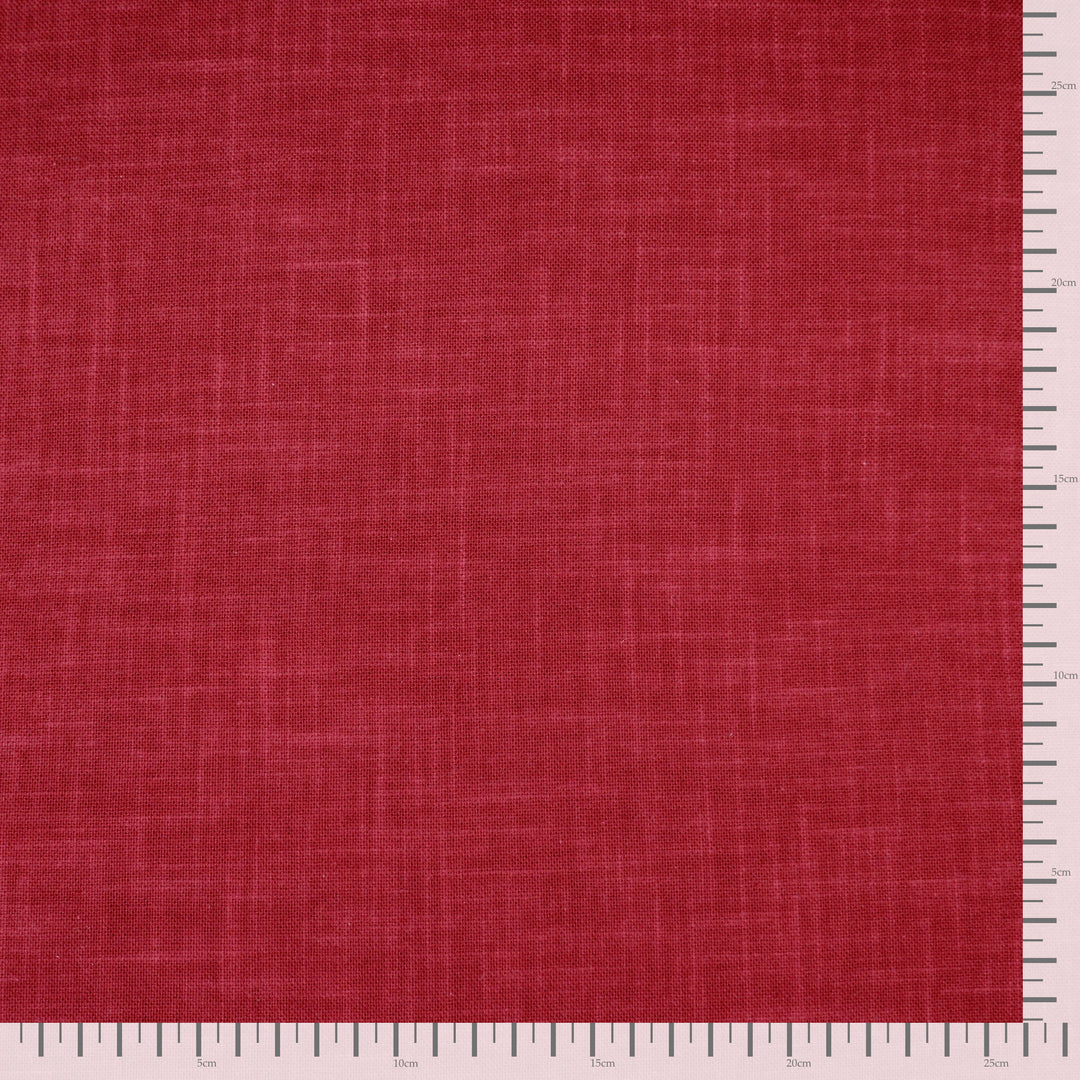 Sashiko Stoff Einfarbig - Rot