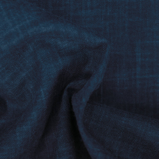Sashiko Stoff Einfarbig - Dunkelblau