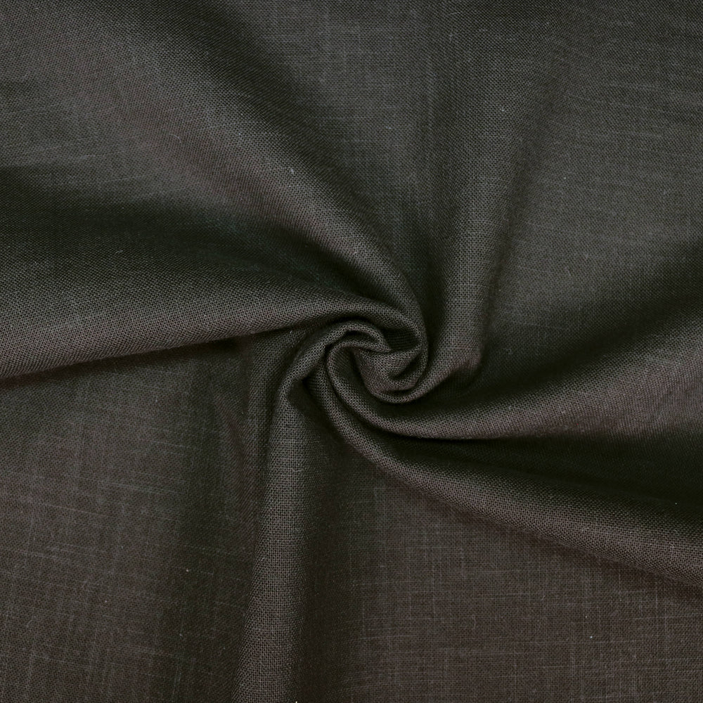 Sashiko Stoff Einfarbig - Schwarz